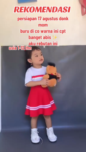 Rok Anak Perempuan Pendek Sporty Adem & Ringan Pinggang Elastis