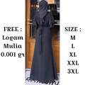 Ayda Dress Press Body Gamis Baju Brokat Kondangan Terbaru Bridesmaid Wedding 2024 Mewah Elegan. 