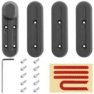 Wheel Shell Reflective Plastic with Screw Tool Front Rear Protective Case Decorat Part for Xiaomi M365 Pro 1S Electric Scooter