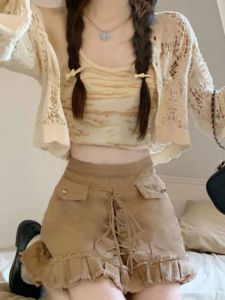 Áo Len Cardigan Dệt Kim Bohemian Chống Nắng Mỏng Cho Nữ Áo Khoác Ngoài Mùa Hè Áo Choàng Vai Áo Khoác Cổ Chữ V Dài Tay Màu Trơn