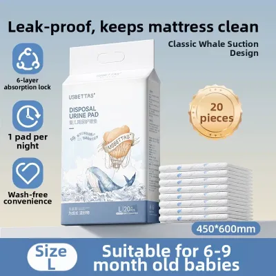 Usbettas | Disposable Waterproof Breathable Large Baby Diaper Changing Pad