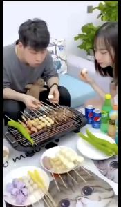 Lazada SHOPMALL UY TÍN SIÊU DEAL TẾT ĐẾN Bếp Nướng Điện Không Khói  ELECTRIC BARBECUE GRILL công suất 2000W Nướng Nhanh - TiếT Kiệm Điện Mặt Tráng Men Chống Dính  Thiết Kế Gọn Nhẹ Dễ Vệ Sinh An toàn cho sức khỏe .HÀNG CHÍNH HÃNG