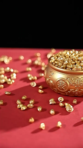 100Pcs Mini Alloy Yuanbao Solid Alloy Mini Gold Ingots For Feng Shui Wealth Decor