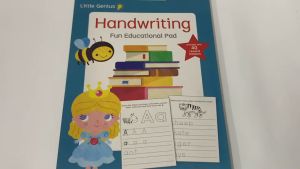 Little Genius Handwriting Educational Pad With Stickers for Kids to Learn Writing Sentences Letters and Words