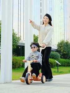 NE.KIDS Sepeda Anak 3in1 Dorongan Roda 3 dan Roda 2 + Lampu Music Perempuan Laki-Laki