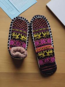 Comfortable Mid-Calf Cartoon Floor Socks Womens Home Slippers Anti-Slip Cool Soft Bottom Shoes Warm Indoor Floor Socks