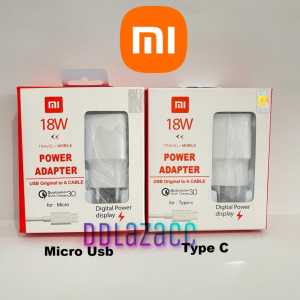 Charger Casan Cas Untuk Xiaomi Note 7 Redmi 8 Redmi 9 Mi A1 Fast Charging 2A 18W TYPE C MDY-08-EI