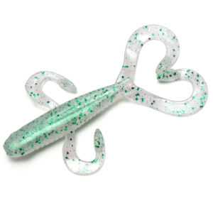 Tianyu Double Tail Soft Bait Lure for Bass And Carp Fishing in Rivers Lakes Reservoirs Streams Outdoor Camping Travel Gear