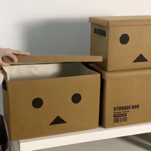 กล่องเก็บของ ลายDanboard แบบพับได้ ใช้จัดระเบียบ กล่องเก็บของเล่นเด็กHP302