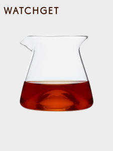 Watchget Borosilicate Glass Coffee Dripper Sharing Pot Hand-Poured Coffee Lower 300ml American Style Pure Color Coffee Brewing Set