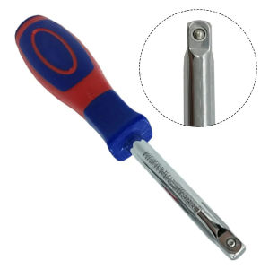 Hot Sale 1/4 Inch Square Rod with Tail Hole 6.3mm Dual-purpose Afterburner Socket Screwdriver Socket Ratchet Wrench Car Tools