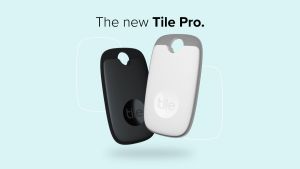 Tile Pro (2022) Powerful Bluetooth Tracker Keys Finder and Item Locator Up to 400 ft. Range - (1-Pack/2-Pack)