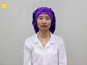 New Long Bonnet Elastic Satin Silky Sleep Cap For Women Hair Care Bonnets with Stretchy Tie Band Sleep Cap for Braids Curly Hair