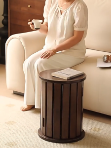 SN เก้าอี้ซ้อน เก้าอี้ทรงกลมทำจากไม้เนื้อแข็ง เก้าอี้กลมไม้เนื้อแข็ง สตูลกลมประหยัดพื้นที่วางซ้อนกันได้ เก้าอี้วางซ้อนได้ ทันสมัยเรียบง่าย