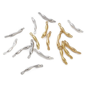 20mm 1pc/bag Half Circle Branch Shaped Double Hanging Connecting Rod For DIY Making Fashion Jewelry Accessories