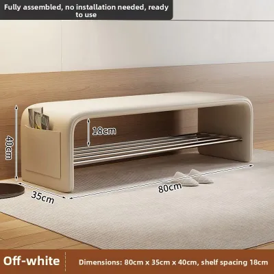 Luxurious Entryway Shoe Bench with Storage