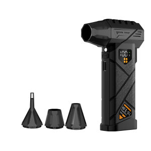 900000RPM 240W Turbo Air Blower with Power Bank LED Display for Car Interior Cleaning Pet Drying BBQ Fire Inflatable Snow