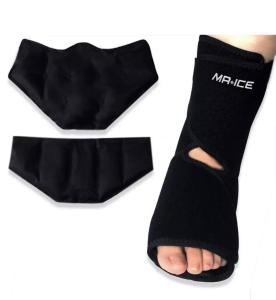 Ankle support hot cool gel pack for ankle pain relief Ankle Pain Relieve Hot cool gel pack Foot Ankle Ice Pack for Heel Sole Injuries Hot Cold Therapy Gel Pack Wrap for Wrist Elbow Reusable Ice Pack for Plantar Fasciitis Achilles Tendonitis Sprains