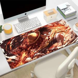 Bandai | One Piece Sanji Anime Gaming Mouse Pad Large Rubber Keyboard Desk Mat With 2MM Stitched Edge Design