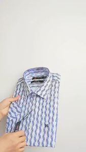 Áo sơ mi Khatoco nam tay ngắn Form tailor fit