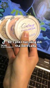 Phấn bắt sáng Sace Lady trang điểm tự nhiên sống động 4g