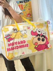Large Capacity Quilt Storage Bag Clothes Packing Bag Moisture Proof Moving Luggage Cotton Quilt Bag Hellokitty Brand