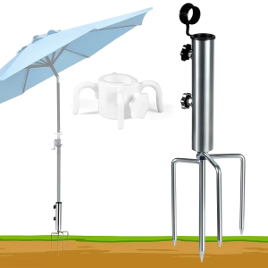Outdoor umbrella plug bracket Portable ground plug camping tent frame for outdoor garden courtyard beach
