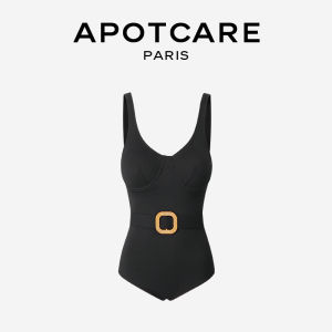 APOTCARE 2025 New Womens Slimming Fashion Backless Thermal Swimming Suit Cover-Up Casual One-Piece Swimwear with Steel Support