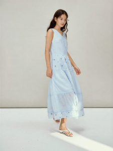 INMAN | Resort Style Tassel Sleeveless V-Neck Summer Dress