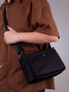 กระเป๋าสะพายข้างผ้าอ็อกซ์ฟอร์ดความจุขนาดใหญ่สำหรับผู้ชาย กระเป๋าสะพายข้างผ้าใบสำหรับเดินทางแบบลำลอง กระเป๋าสะพายข้างแบบสะพายข้างสำหรับผู้ชาย