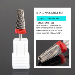 2023 New Tungsten Carbide Milling Cutter Nail Drill Bits For Electric Nail Drill Manicure Machine Pedicure Nail File Accessories