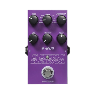 M VAVE elemental digital Delay Guitar Effects Pedal TIME/9 Delay Effects Type/FEEDBACK/MIX/PARAM/MOD Knob DC 9V 6.35mm Guitar Pedal Support for TAP and HOLD Mode