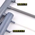 PVC Pipe Reducing Shunt Plastic 5-Hole Air Exhaust Breeding Air Flow Distributor Aerating Pipe Water Distributor Branch Pipe. 