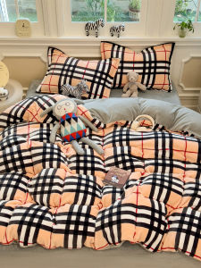YAOKANG | Double-sided Coral Fleece Warm Bedding Set 4-Piece