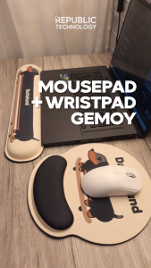 Republic Technology Mousepad office dan Wrist Pad Animal Edition