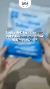 Nasal Rinse Salt Packets 30 Sachet Garam Air Saline Cuci Hidung Waterpulse Pembersih Hidung BANDUNG