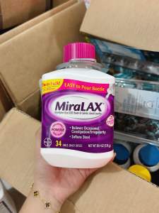 Bột hỗ trợ bón nhuận tràng Miralax 578g của Mỹ