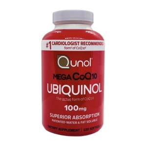 Viên uống bổ tim Qunol Mega CoQ10 Ubiquinol của Mỹ hộp 120 viên trợ thủ đắc lực của trái tim khỏe mạnh