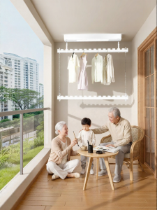 DIEYUAN | Automatic Side-Mounted Indoor Electric Drying Rack Small Size