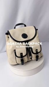 Jims Honey Agatha Backpack Tas Ransel Wanita Ransel Kerja Ransel Travel Fashionable
