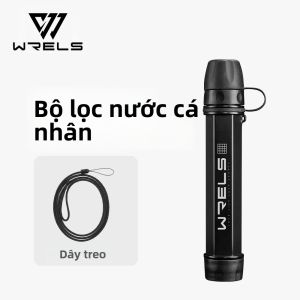 WRELS Bộ Lọc Lọc Nước Di Động Sợi Carbon Đi Bộ Đường Dài Ngoài Trời Cắm Trại Máy Lọc Nước Khẩn Cấp Để Sống Sót