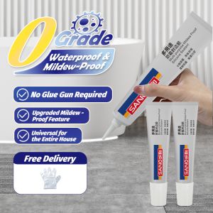 Must-See! New Portable Mildew-Proof GlueUpgraded Mildew-Proof Functionwith French A+CertificationSuitable for All Building Materials