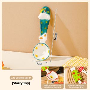 Mr.Snail | Cute Ceramic Personal Spoons
