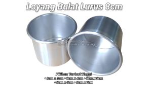 Cetakan Kue Loyang Kue Loyang Bulat 8cm