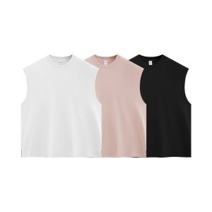 INFLATION brand Mens Youth 2024 Spring/Summer New Product Simple Home Mint Tank Top T-shirt Loose Sleeveless T-shirt