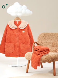 Ultra Warm Coral Fleece Three Layered Cotton Womens Sleepwear