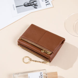 Niche Style Minimalist Design Retro Small Wallet Womens Short Multi-Card Zipper Multi-Function Hand Coin Purse