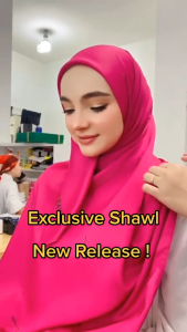 NURRAYSA Exclusive Shawl ( Chiffon / Satin )