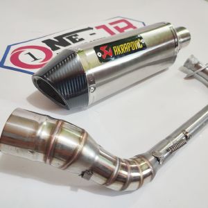 Knalpot Racing Akrapovic Vario 125 150 Beat fi Pcx 160 Genio Nmax Old Aerox New Lexi Mio Sporty Fazio