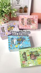 Stiker Momo Set Roll | Stiker 2D Momo Versi Roll DUS KECIL
